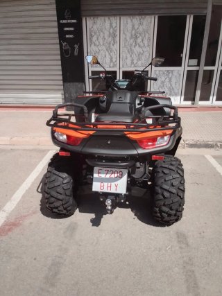 Quad Segway Snarler AT6 Negro y Naranja