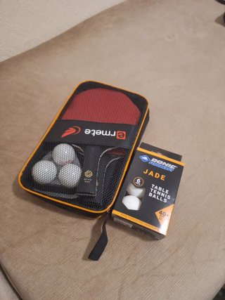 Set de Ping Pong con Funda y Pelotas