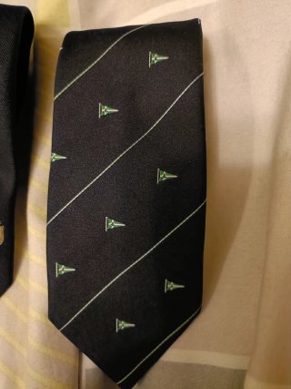 Corbata Club Náutico de Sevilla vintage, años 70