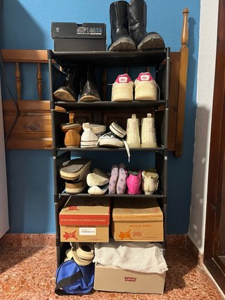 Zapatero Desmontable Negro