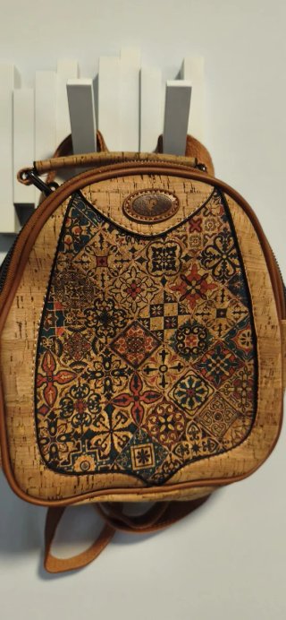 Mochila de Corcho con Estampado