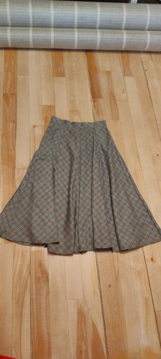 Falda midi Trucco de cuadros