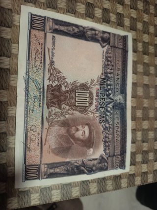 Billete Antiguo 1000 Pesetas 1925 subasta