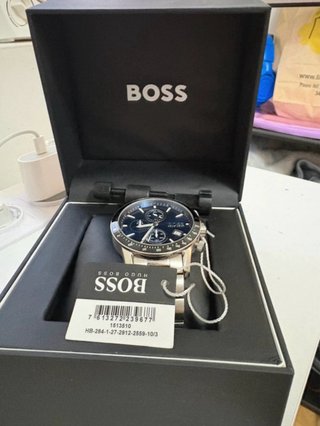 Reloj Hugo Boss Plateado y Azul