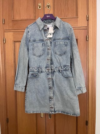 Vestido vaquero Zara azul