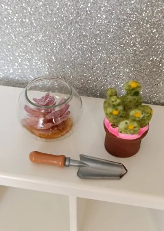 Set de Plantas 3vcm para Casa de Muñecas barbie