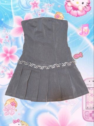 Vestido Gris estilo japonés GYARU