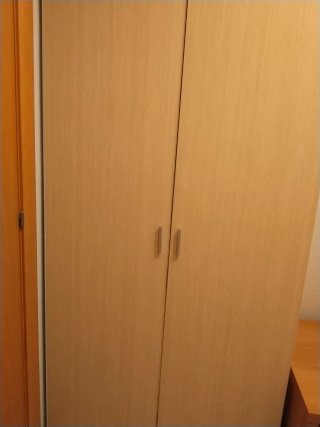 Armario de madera 90x50x195 cm