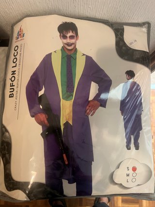 Disfraz Bufón Loco Talla S