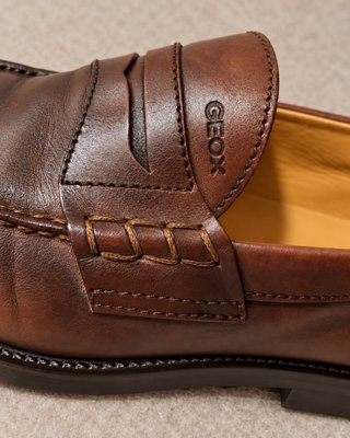Mocasines de Piel Marrón GEOX