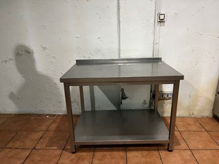 Mesa de Trabajo de Acero Inoxidable