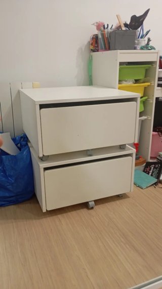 Cajoneras Ikea Blancas con Ruedas