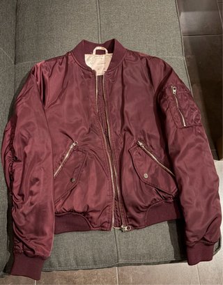 Chaqueta Bomber Burdeos Pull&Bear