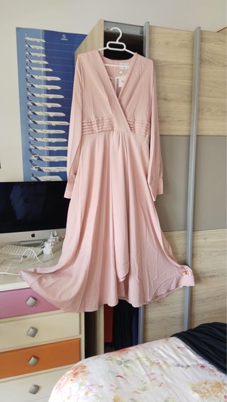 Vestido de fiesta rosa