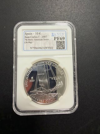 Moneda 10€ Plata 2007 Serie Iberoamericana