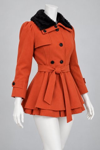 Chaqueta de Dama Color Teja