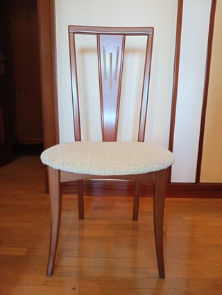 Set de 6 Sillas de Salón Tapizadas