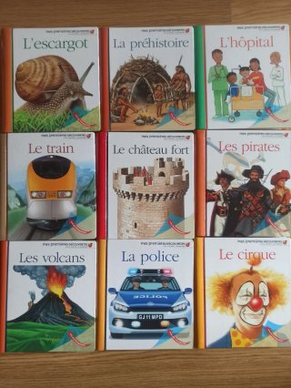 Lore de 9 libros "Mes premières découvertes"