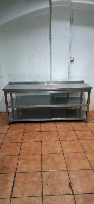Mesa de Trabajo de Acero Inoxidable