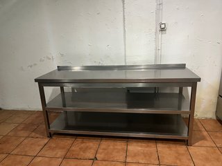 Mesa de Trabajo de Acero Inoxidable