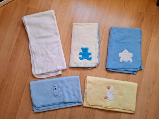 Set de 5 Mantas para Capazo y Minicuna