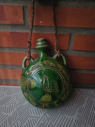 Antiguo botijo cerámica Tito Úbeda vintage