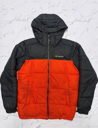Abrigo Columbia Rojo y Negro