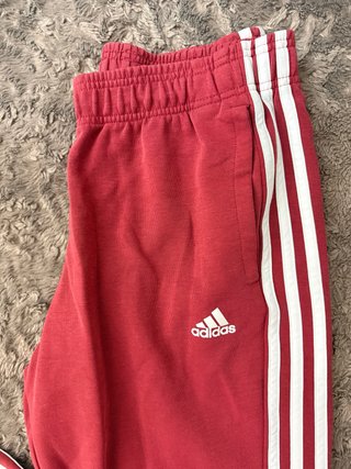 Pantalón largo adidas rojo talla M