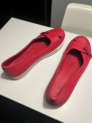 Bailarinas Crocs Rojas