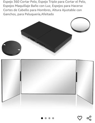 Espejo 360 de 3 Vías Plegable