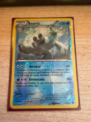 Carta Pokémon Beartic 37/99