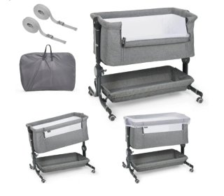 Minicuna Colecho Comfy Gris