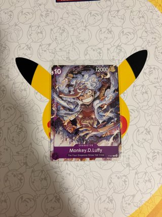 Carta One Piece Monkey D. Luffy P-041