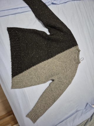 Jersey Zara Lana bicolor Talla S