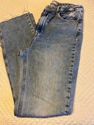 Jeans Zara tiro alto anchos