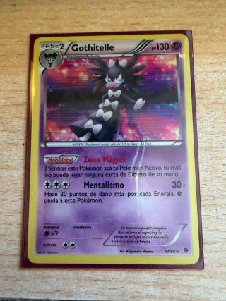 Carta Pokémon Gothitelle 47/98