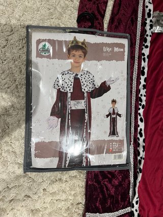 Disfraz de Rey Mago Guirma para Niño