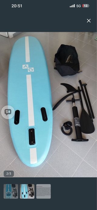 Tabla paddle surf 95kg