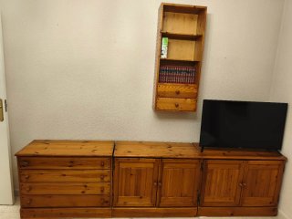 Muebles de Salón de Madera. Tb se venden sueltos