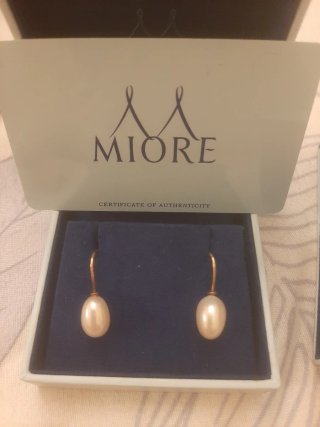 Pendientes de Oro con Perlas Miore