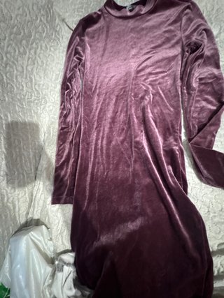 Vestido de Terciopelo Manga Larga ajustado