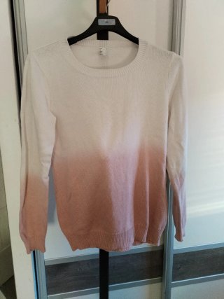 Jersey Degradado Blanco y Rosa