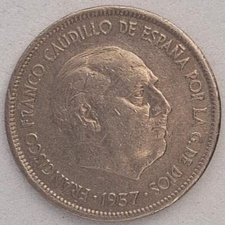 Moneda 25 Pesetas 1957 Estrella 68