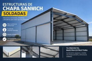 Estructuras de Chapa Sándwich Soldadas