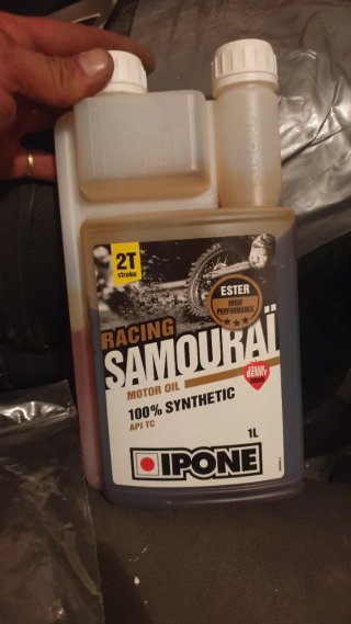Aceite Ipone Samourai 2T 1L Fresa