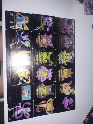 Lote de 18 Cartas Pokémon Edición Negra