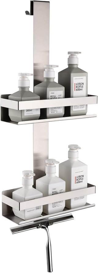 Estantería ducha 2 niveles acero inox SUS304