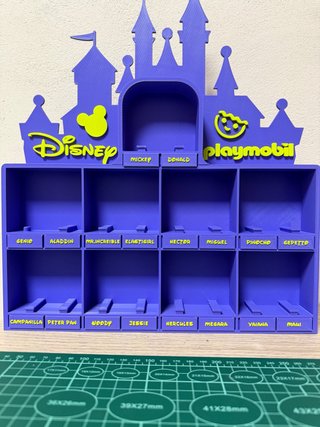 Expositor Disney Morado para playmobil