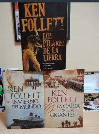 Lote de libros Ken follet