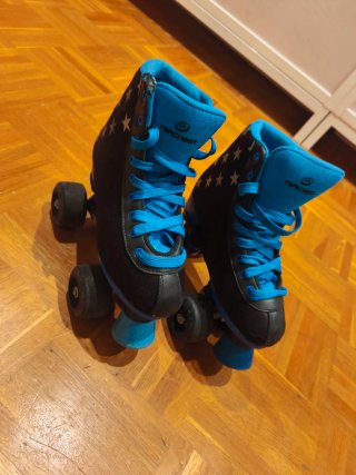 Patines de hielo y de ruedas